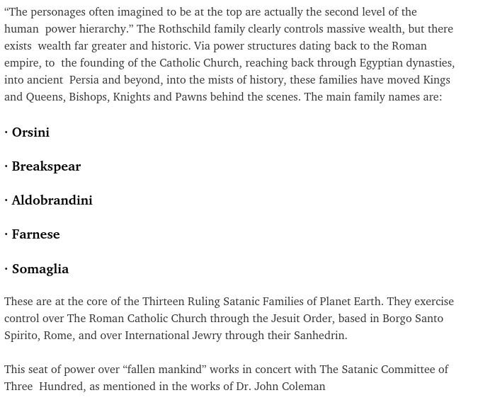 Screenshot 2025 03 07 at 08 35 51 These are the Khazarian controlled Illuminati mafia families
