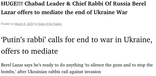 Screenshot 2025 03 09 at 04 52 11 HUGE Chabad Leader  Chief Rabbi Of Russia Berel Lazar of