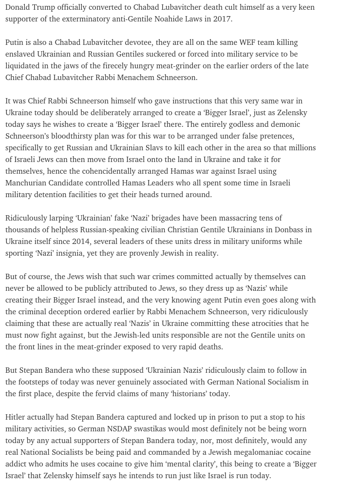 Screenshot 2025 03 11 at 03 53 42 RUSSO UKRAINIAN WAR An Ethnic Cleansing And Genocide Ordered