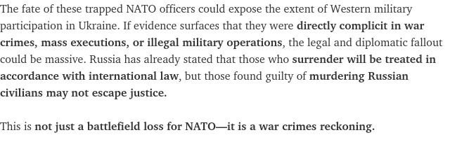 Screenshot 2025 03 17 at 16 06 41 Some 30 Officers From NATO Countries Surrounded In Kursk Reg