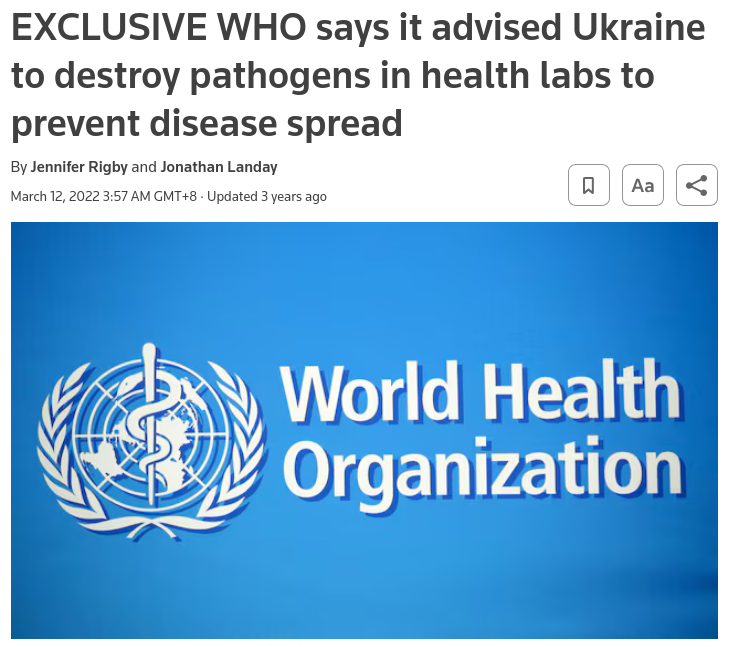 Screenshot 2025 03 18 at 10 58 29 EXCLUSIVE WHO says it advised Ukraine to destroy pathogens i